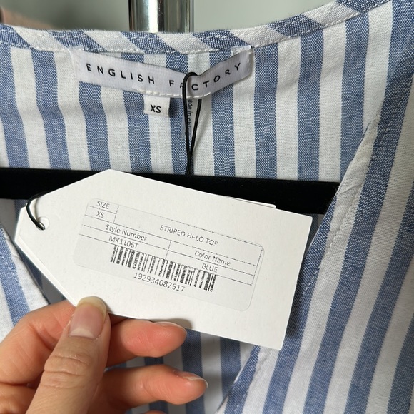 English Factory high-low blouse - NWT - Picture 4 of 8